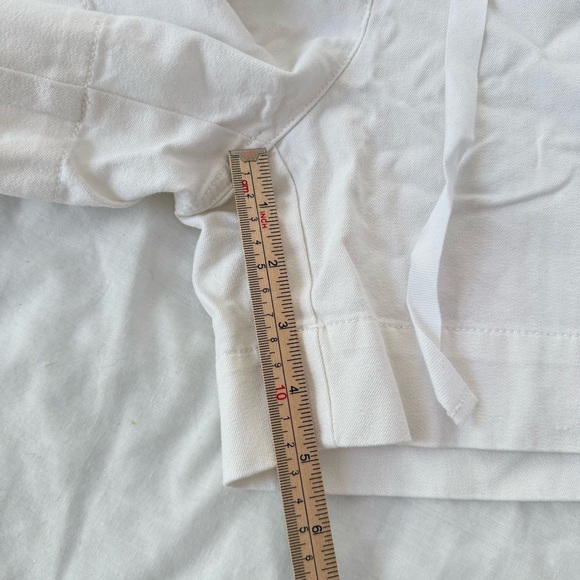 J.‎ Jill Cotton High Waisted Shorts Size 6P White - Picture 4 of 9